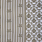 Regal Baroque Elegance 160TC Cotton Queen Fitted Bedsheet (60x73x10 Inches)