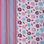 Winter Meadow - 160TC Pure Cotton Queen Fitted Bedsheet (60x73x10 Inches)