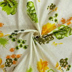 Green Meadow - 160TC Pure Cotton King Fitted Bedsheet (72x78x10 Inches)