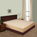 King Waterproof Fitted Mattress Protector – Beige Textured Pattern (72 x 78 inch)