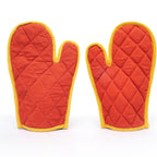 Premium Cotton Kitchen Apron Set with Oven Mitts, Pot Holder & Kitchen Towels - Heat Resistant Cooking Essentials