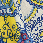 Ivory Rainbow Paisley 120 TC Pure Cotton Bedsheet Set with Pillow Cover
