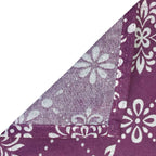 Berry Paisley Patchwork 120 TC Pure Cotton Bedsheet Set with Pillow Cover