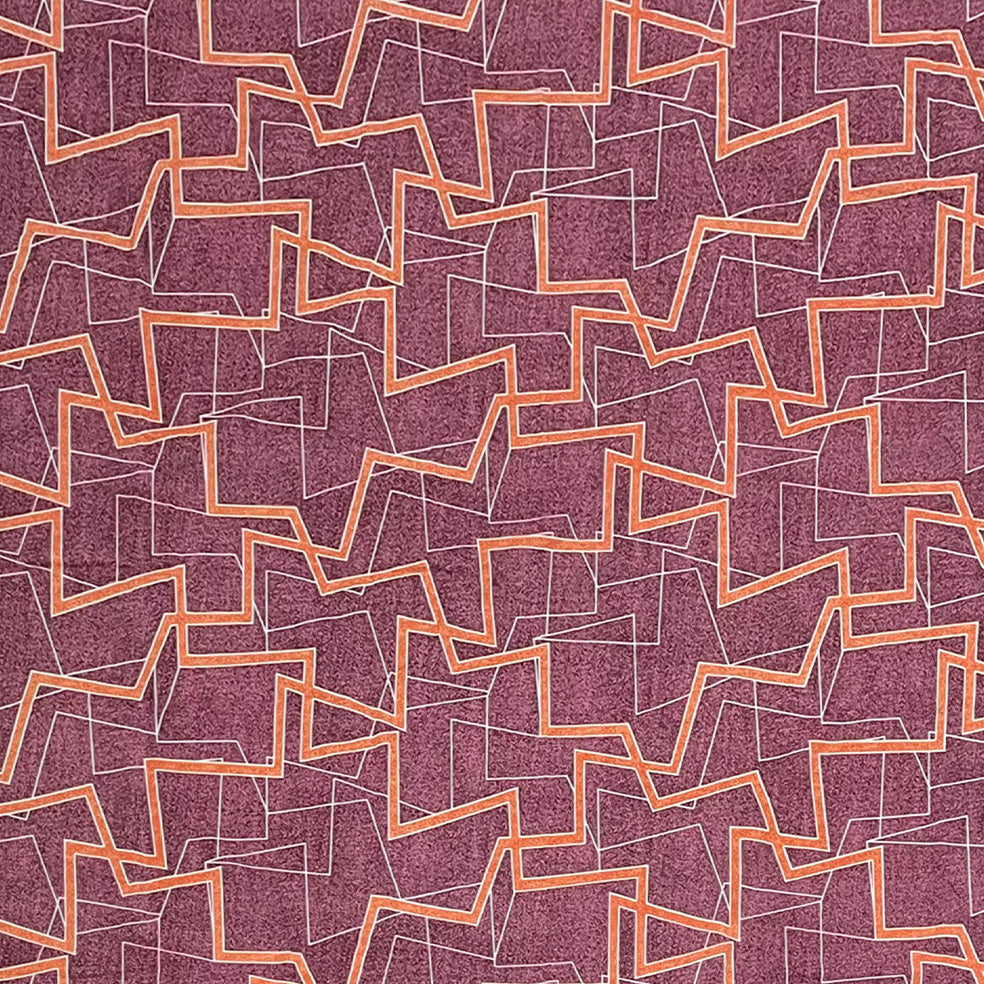 Terracotta Maze 120 TC Pure Cotton Bedsheet Set with Pillow Cover