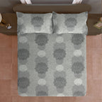 Silver Medallion Symphony 120 TC Pure Cotton Bedsheet Set with Pillow Cover