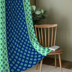 Beige Floral Border 250 GSM Polyester 100% Blackout Eyelet Curtain