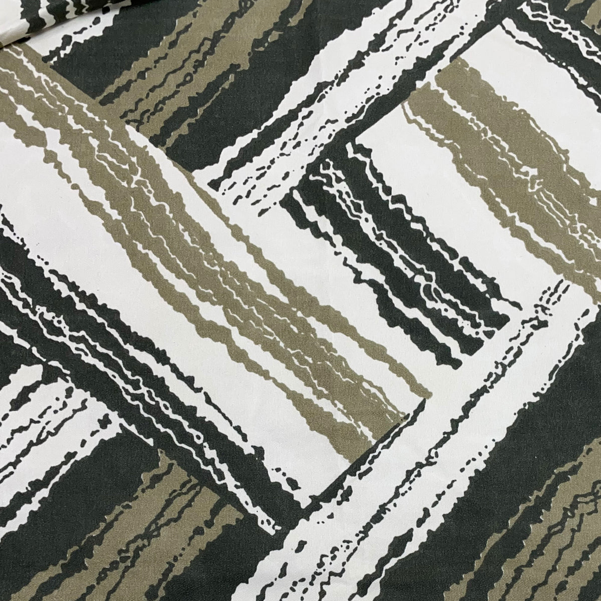 Olive Basket Weave 180 TC Blended Cotton Bedsheet Set with Pillow Cover