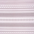 Lilac Whisper Stripe 200 TC Pure Cotton Bedsheet Set with Pillow Cover