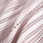 Lilac Whisper Stripe 200 TC Pure Cotton Bedsheet Set with Pillow Cover