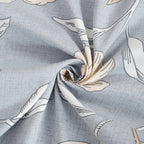 Silver Magnolia 200 TC Pure Cotton Bedsheet Set with Pillow Cover