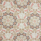 Premium Cotton Ethnic Beige Square 4 Seater Table Cover