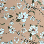 Peach Spring - 210TC Pure Cotton Single Bedsheet (60x90 Inches)