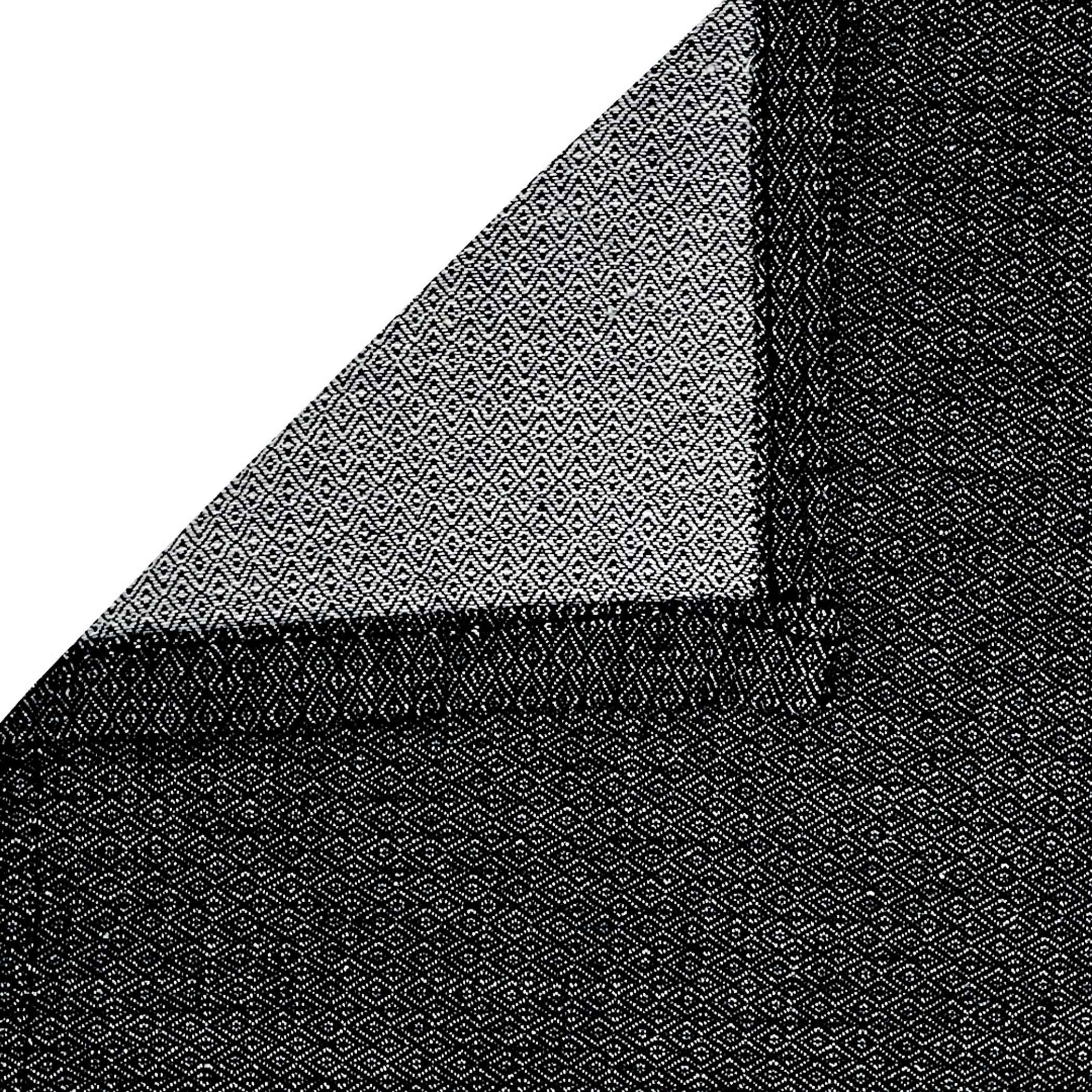 Monochrome Elegance - Yarn-Dyed Striped Single Bedsheet (60x90 Inches)