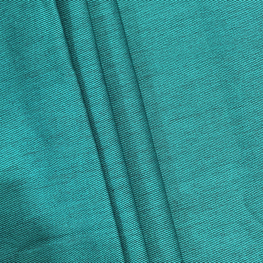 Coastal Current - Yarn-Dyed Turquoise Stripe Single Fitted Bedsheet (36 x 78 x 10 Inches)