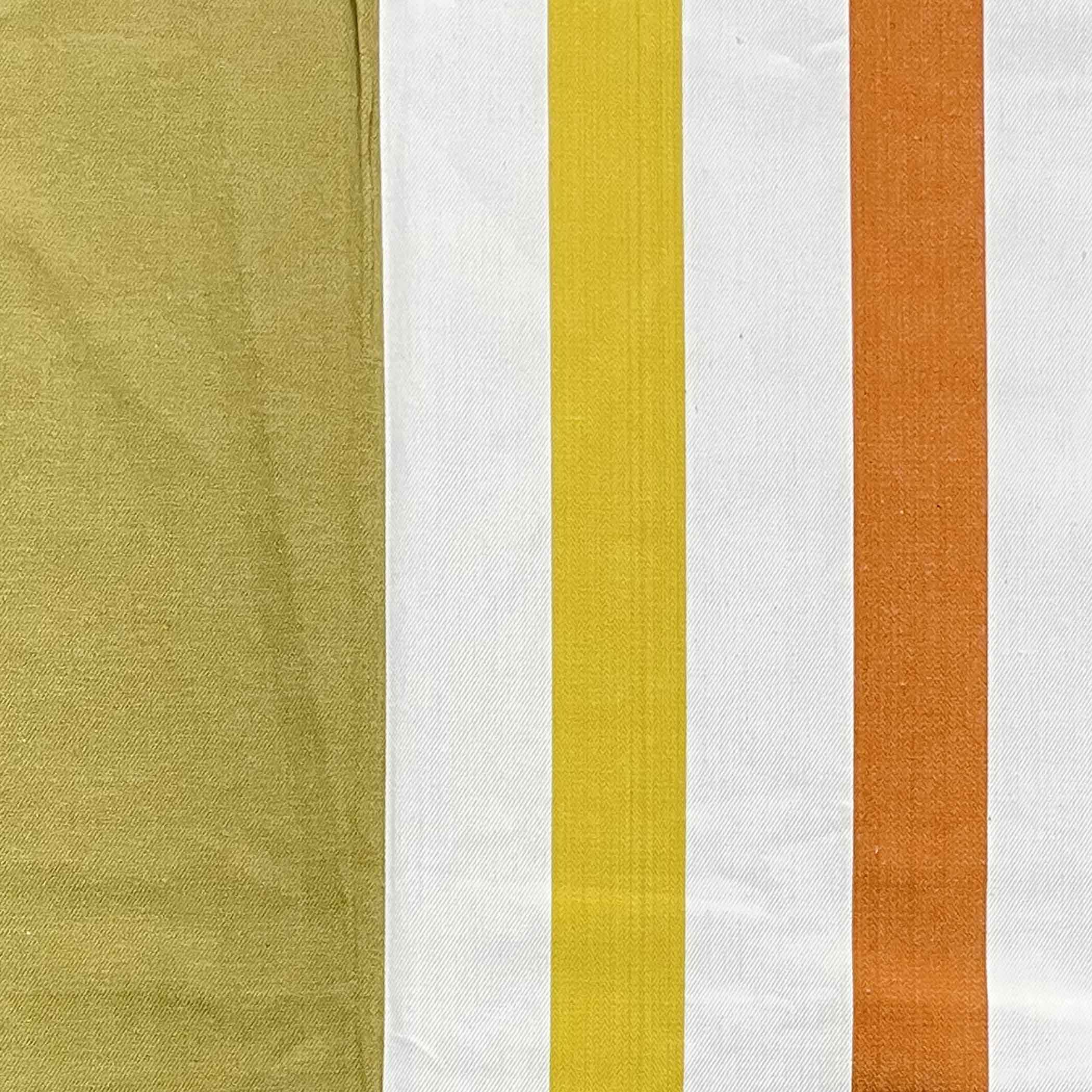 Spring Stripes - Yarn-Dyed Vibrant Single Fitted Bedsheet (36 x 90 x 10 Inches)