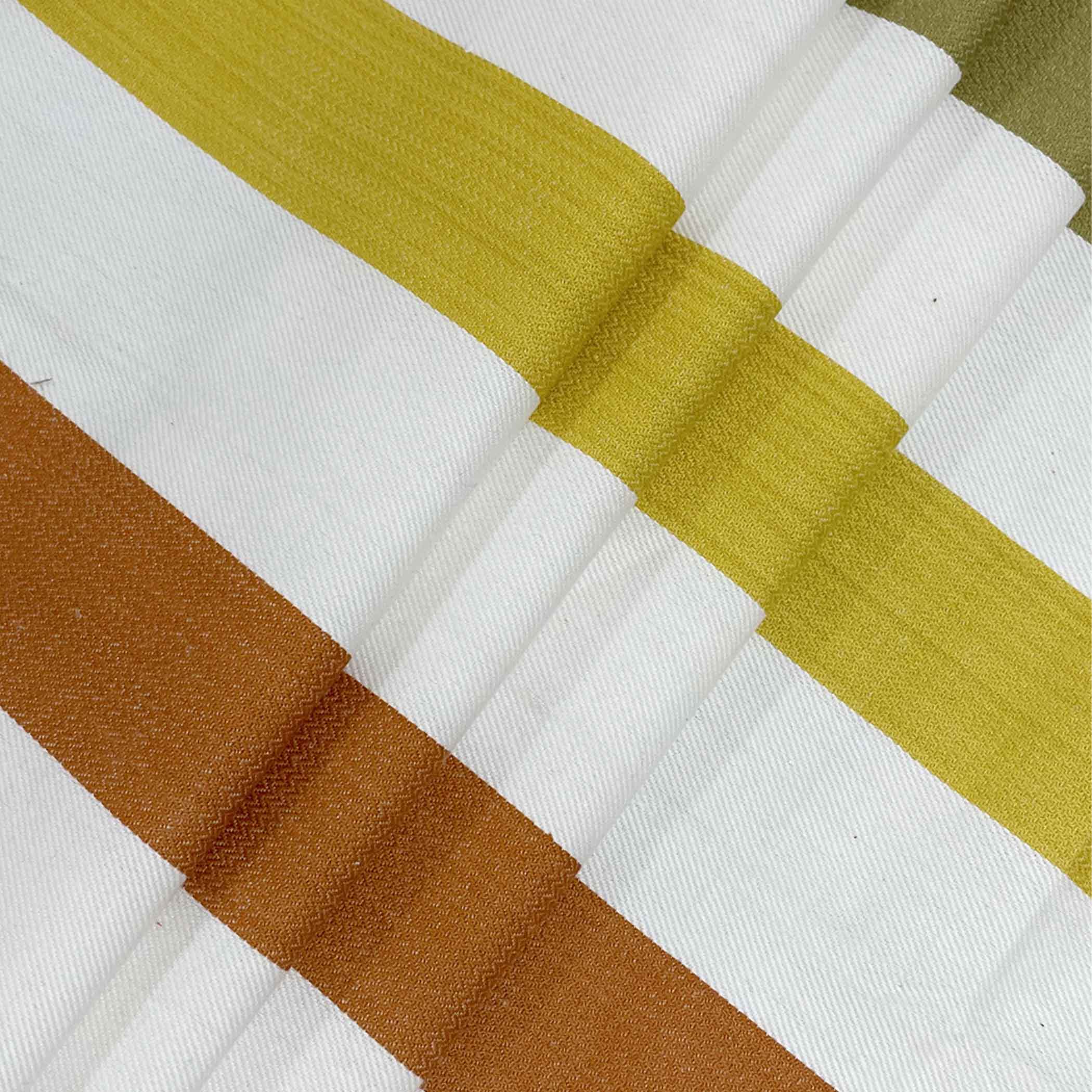 Spring Stripes - Yarn-Dyed Vibrant Single Fitted Bedsheet (36 x 90 x 10 Inches)