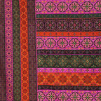 Sunset Kaleidoscope – 200TC Pure Cotton Single Fitted Bedsheet (36 x 90 x 10 Inches)