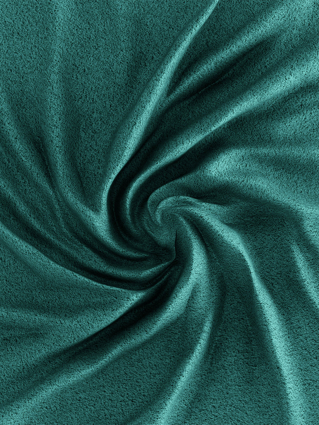 Solid Teal Green Thermal Single Bedsheet with Matching Pillow Cover (60x90 inches)
