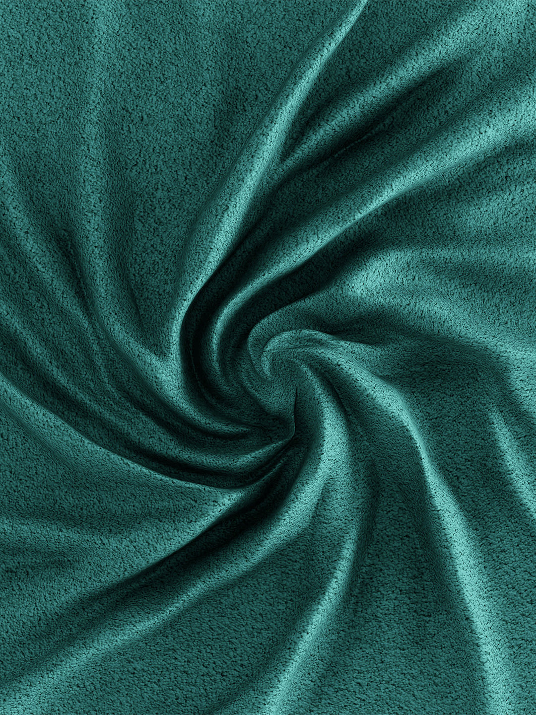 Solid Teal Green Thermal Single Bedsheet with Matching Pillow Cover (60x90 inches)