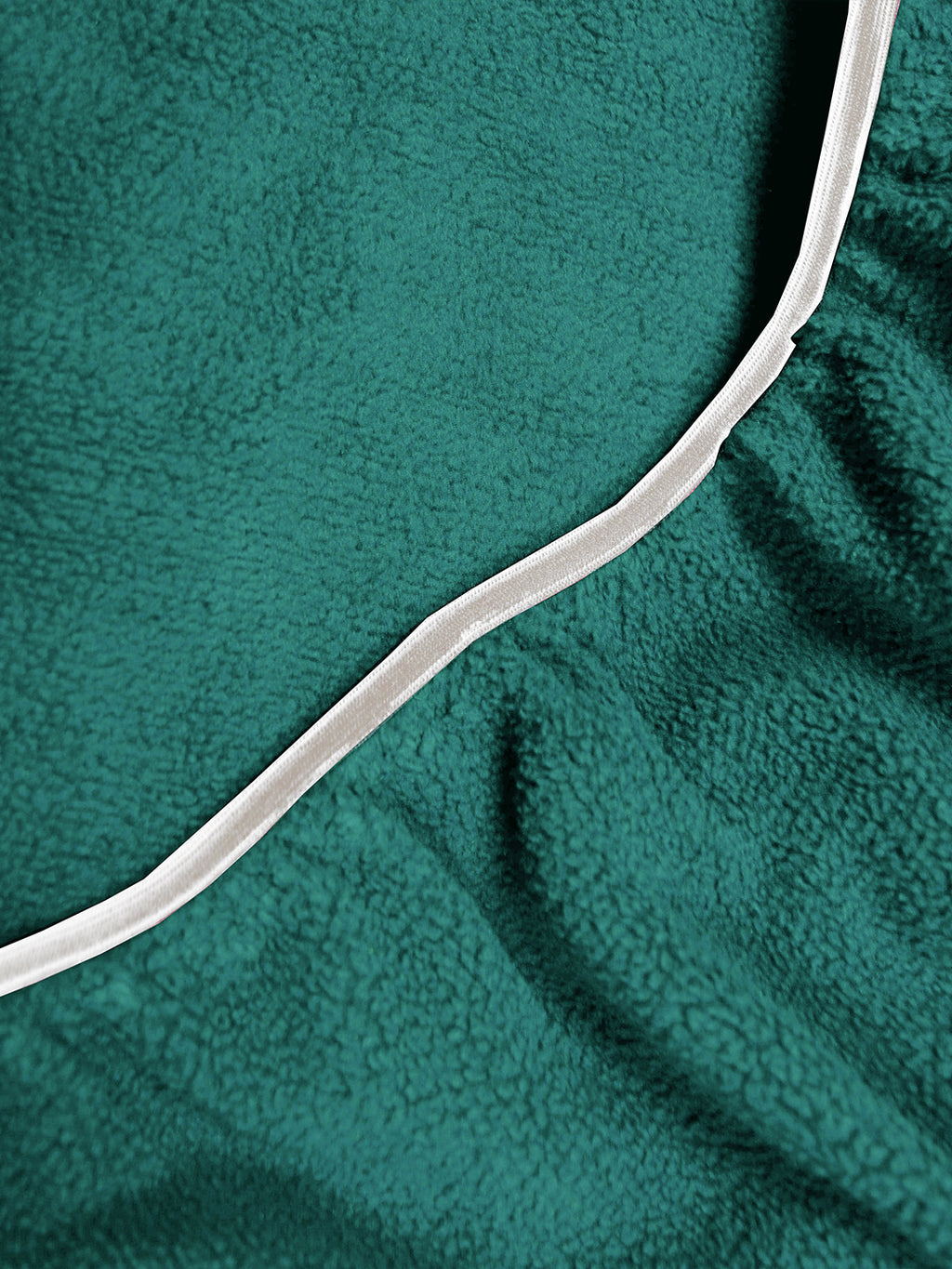 Solid Teal Green Thermal Single Bedsheet with Matching Pillow Cover (60x90 inches)