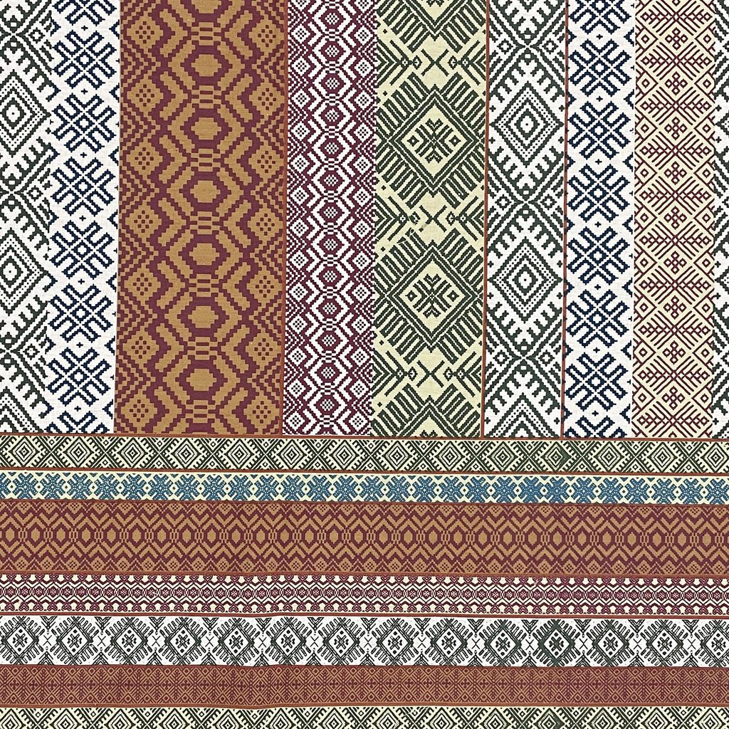 Brown Heritage - 160TC Pure Cotton Single Bedsheet (60x90 Inches)