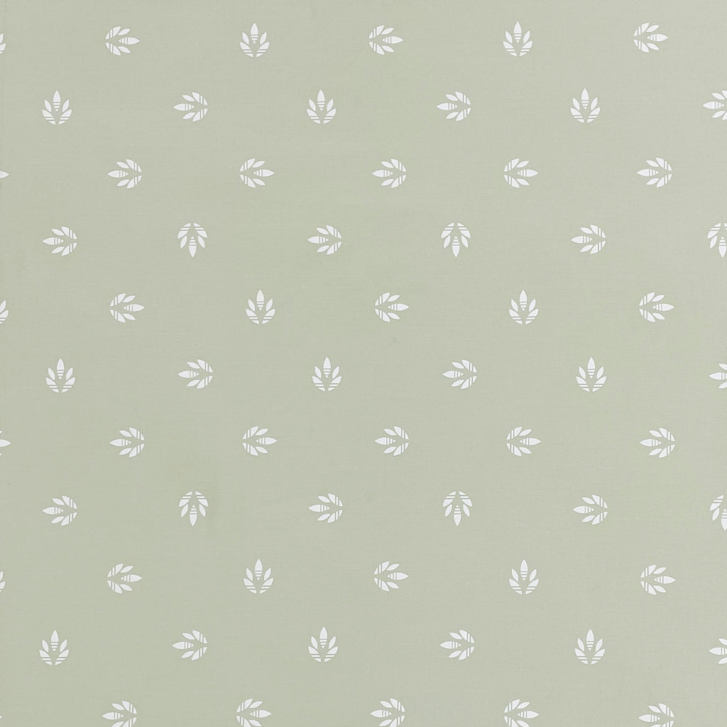 Sage Leaf Whisper Cotton Single Bedsheet with 1 Pillow Cover 250TC - Soft Pastel Green (60x90 inches)