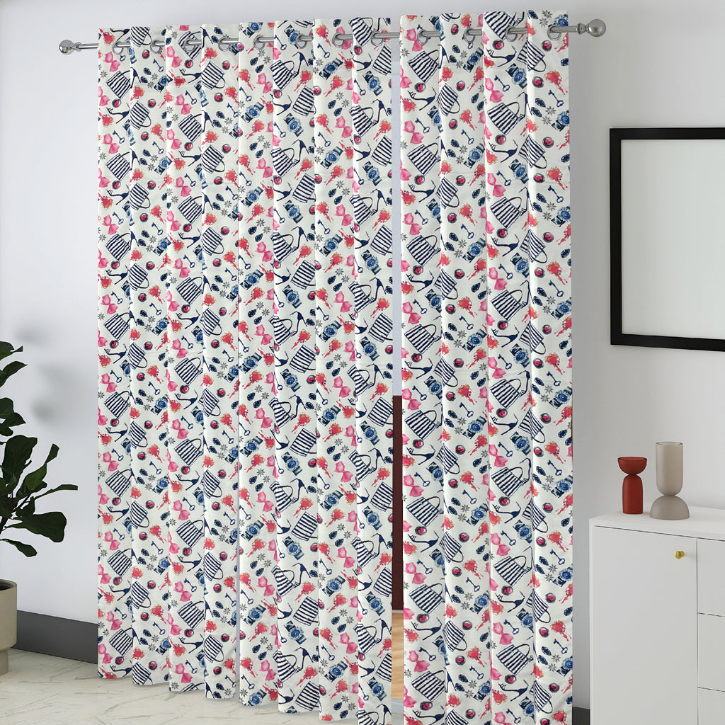 Ivory Fashion Boutique 240 GSM Polyester 80% Blackout Eyelet Curtain