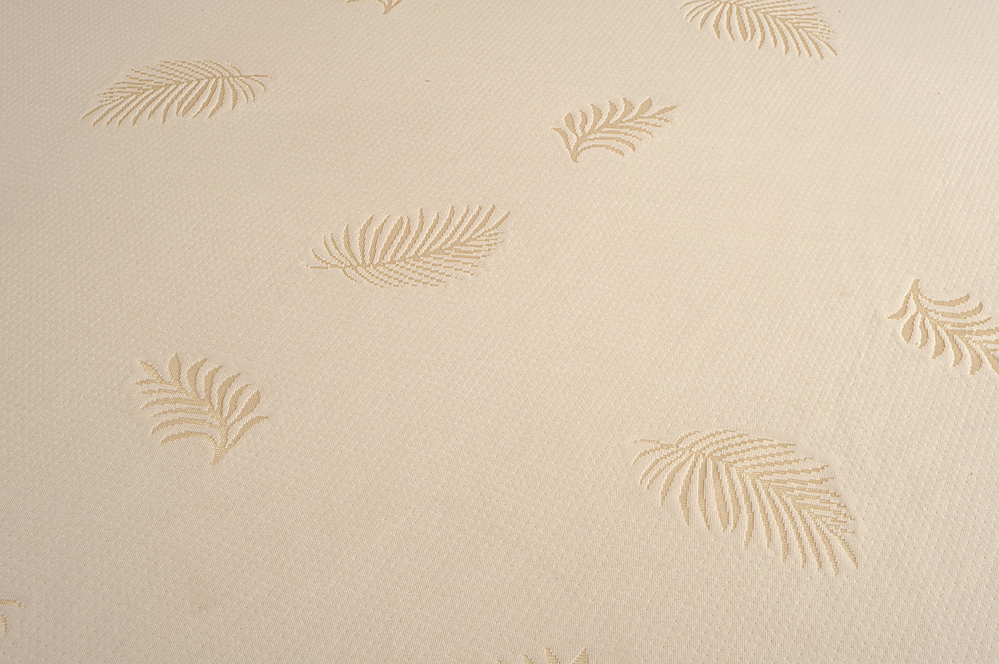 Single Waterproof Fitted Mattress Protector – Beige Textured Pattern (72 x 78 inch)