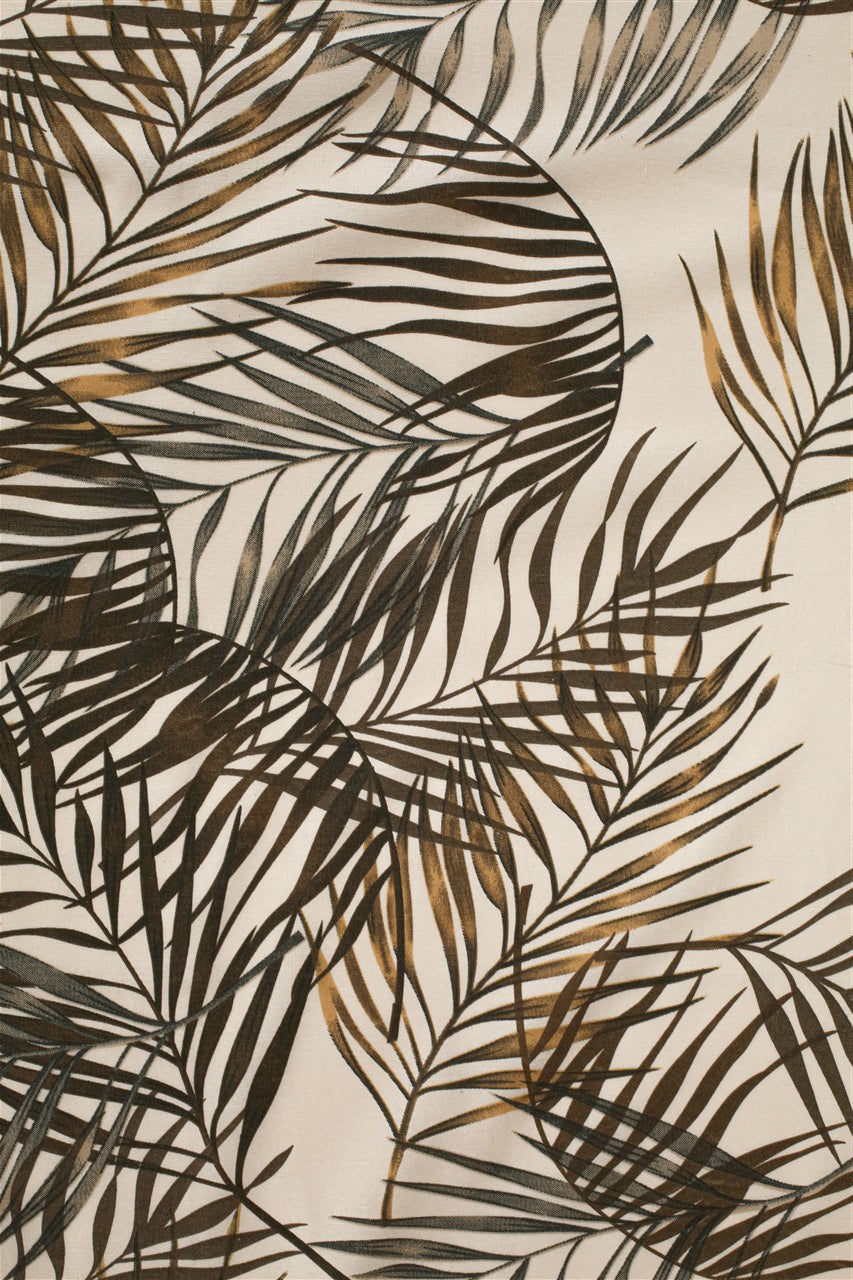 Tropical Palm Canopy 200 TC Pure Cotton Bedsheet Set with Pillow Cover