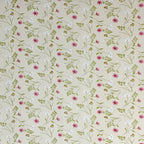 Brown Botanical Printed Microfiber Double Queen Bedsheet with Pillow cover