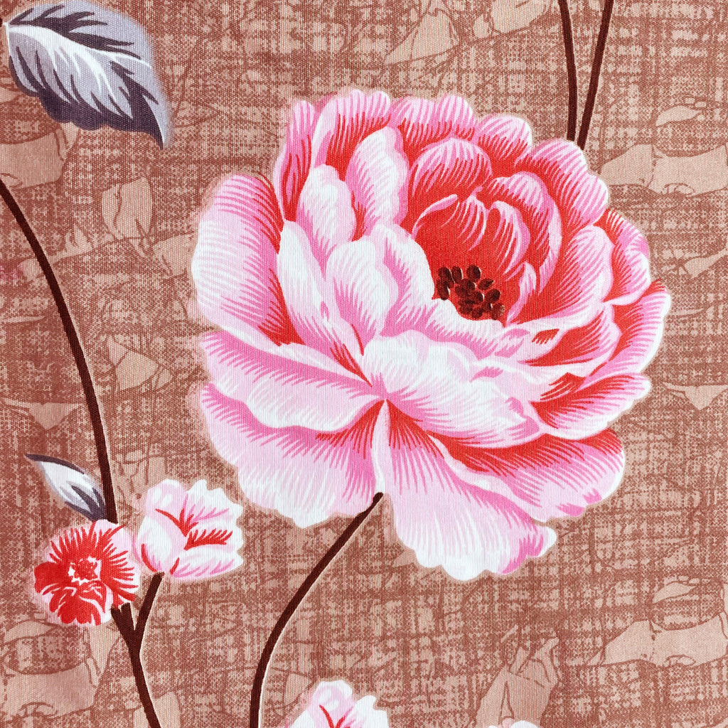 Rosy Blush Charm Double Queen Bedsheet - Soft Pink Floral Elegance for Cozy Bedrooms