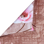 Rosy Blush Charm Double Queen Bedsheet - Soft Pink Floral Elegance for Cozy Bedrooms