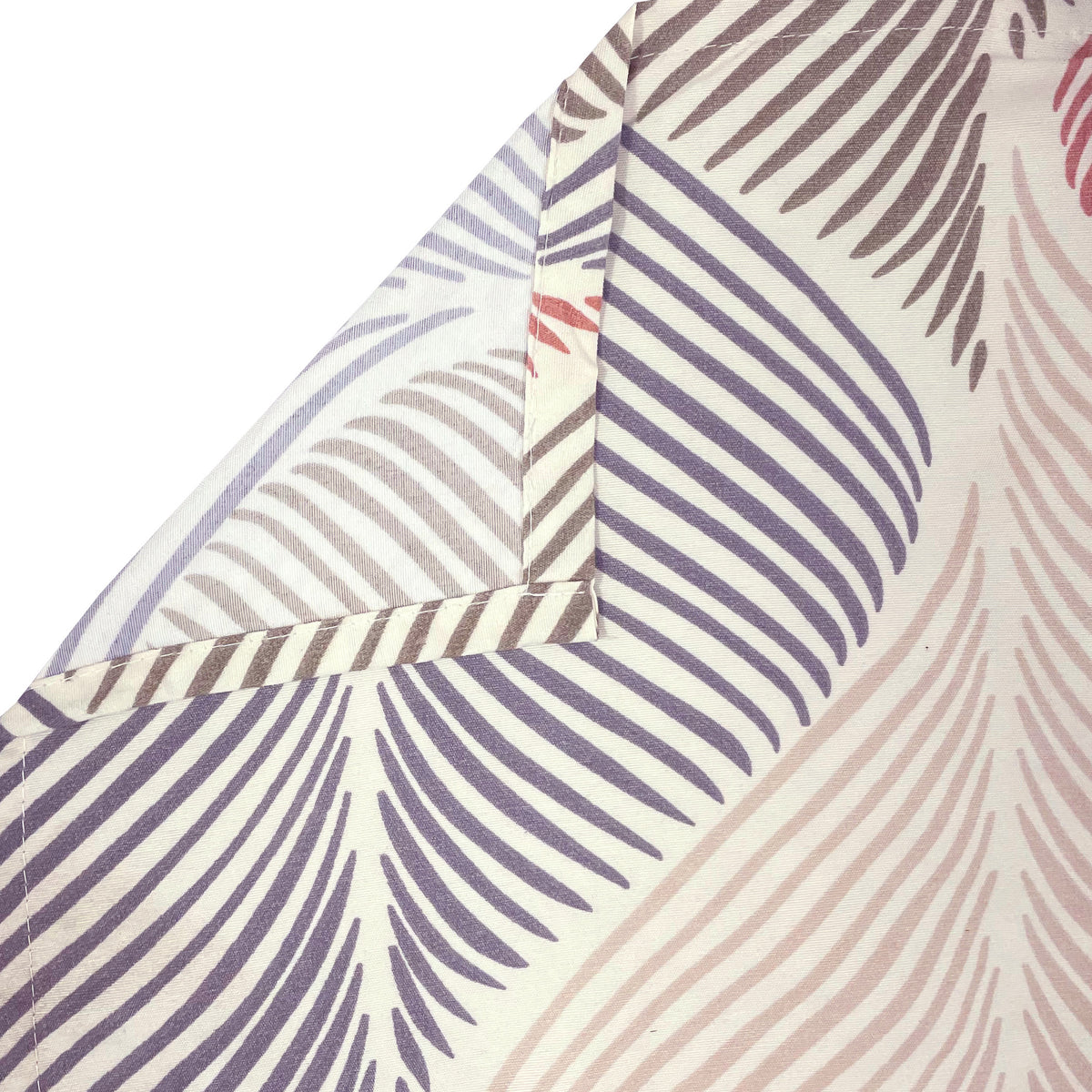 Ivory Pastel Wave Harmony 140 TC Polyester Bedsheet Set with Pillow Cover
