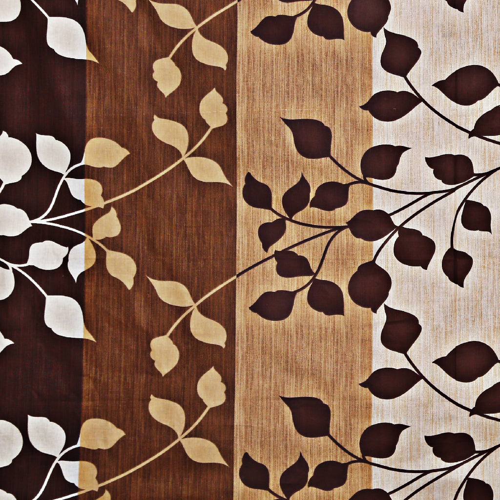 Autumn Leaf Trails 144 TC Pure Cotton Bedsheet Set with Pillow Cover