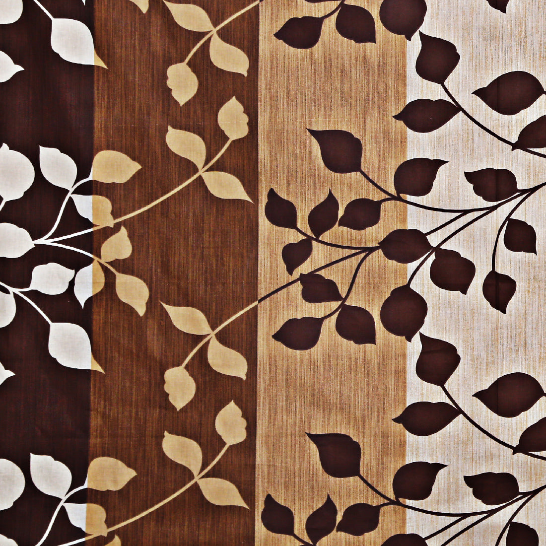 Autumn Leaf Trails 144 TC Pure Cotton Bedsheet Set with Pillow Cover