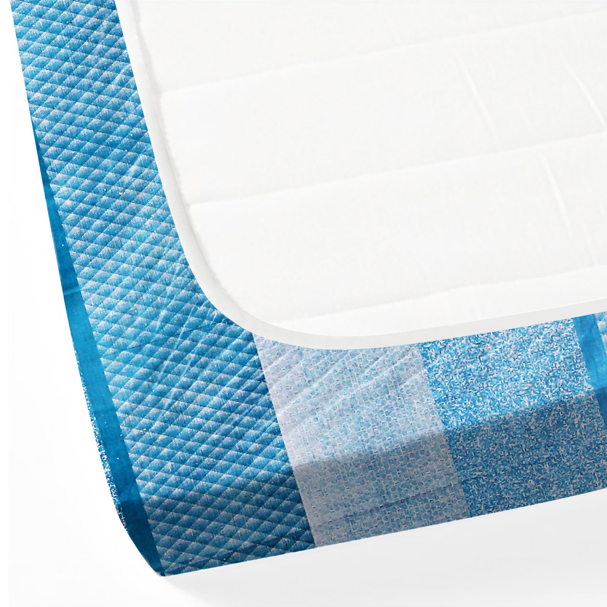 Ocean Stripes Blue & White 160 TC Pure Cotton Bedsheet with Pillow Cover