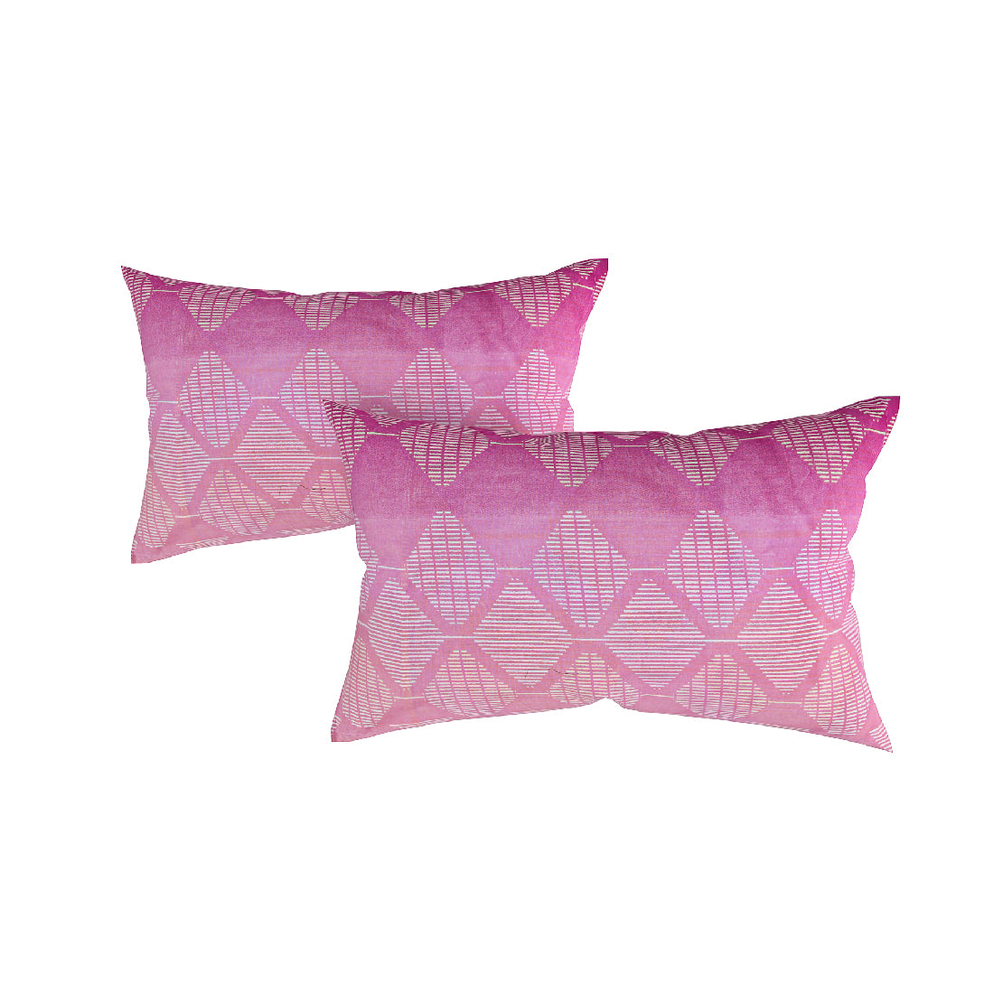 Pink Diamond Fusion 144 TC Pure Cotton Bedsheet Set with Pillow Cover