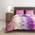 Pink Diamond Fusion 144 TC Pure Cotton Bedsheet Set with Pillow Cover