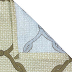 Ivory Olive Vintage Florals 144 TC Pure Cotton Bedsheet Set with Pillow Cover