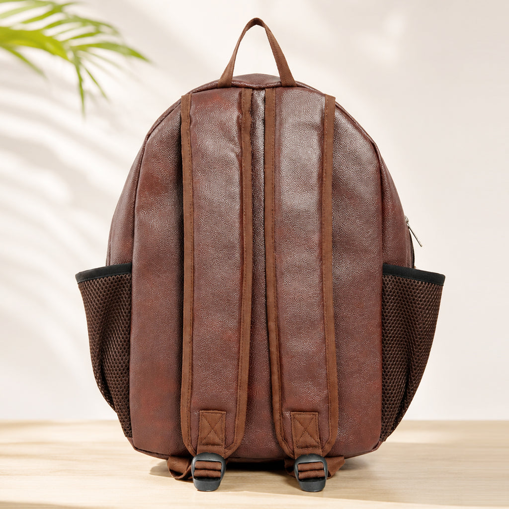 Premium Vegan Leather Backpack & Laptop Bag Combo