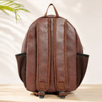 Premium Vegan Leather Backpack & Laptop Bag Combo