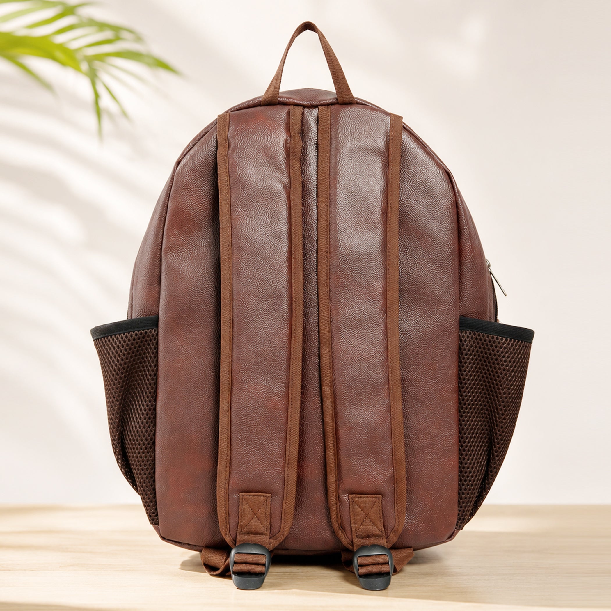 Premium Vegan Leather Backpack & Laptop Bag Combo