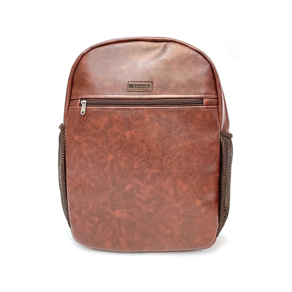 Premium Vegan Leather Backpack & Laptop Bag Combo