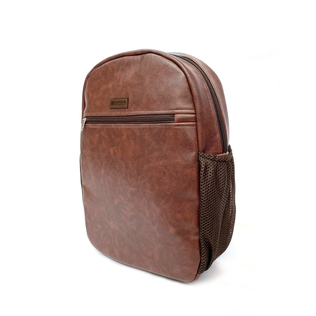 Premium Vegan Leather Backpack & Laptop Bag Combo