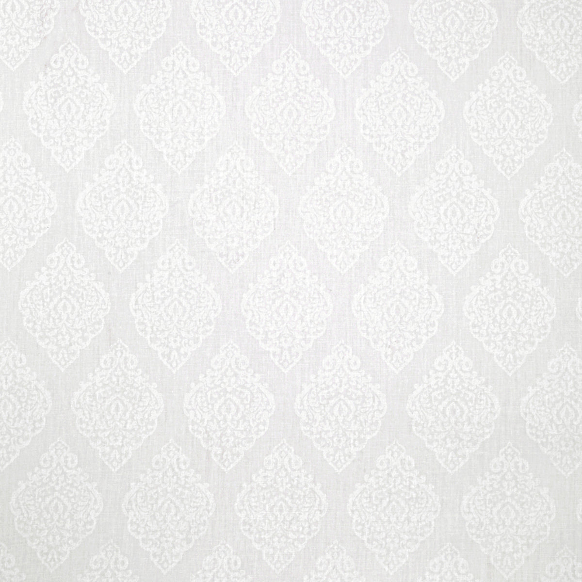 Ivory Damask Lattice 250 TC Pure Cotton Bedsheet Set with Pillow Cover