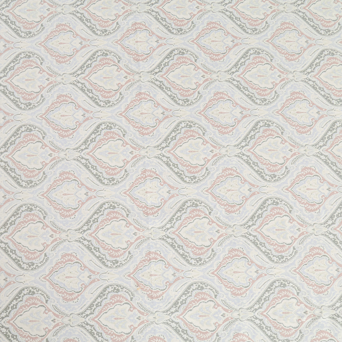 Blush Ornamental Trellis 250 TC Pure Cotton Bedsheet Set with Pillow Cover