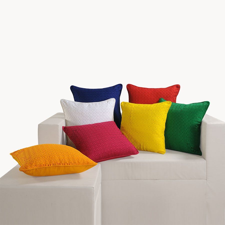 Multicolor Hakoba Cushion Cover ( Set of 7 ) - 200