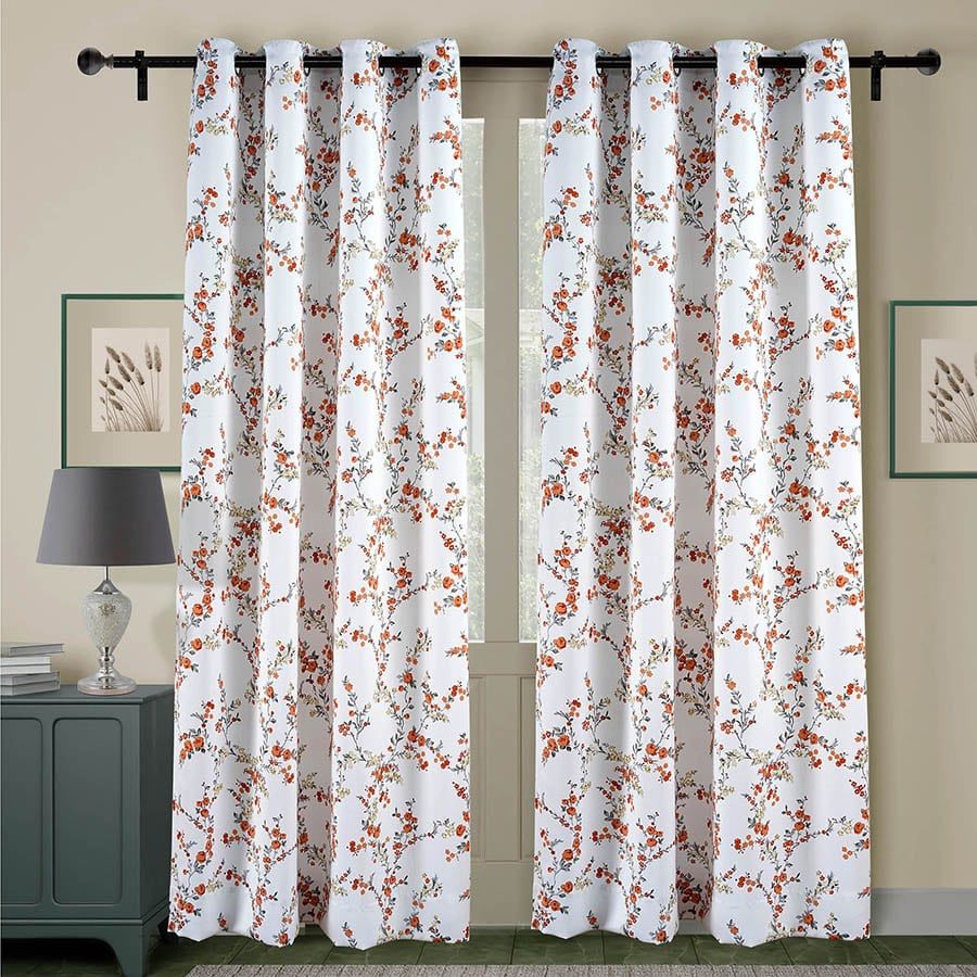 Floral Grace Sigma Curtains - 35116