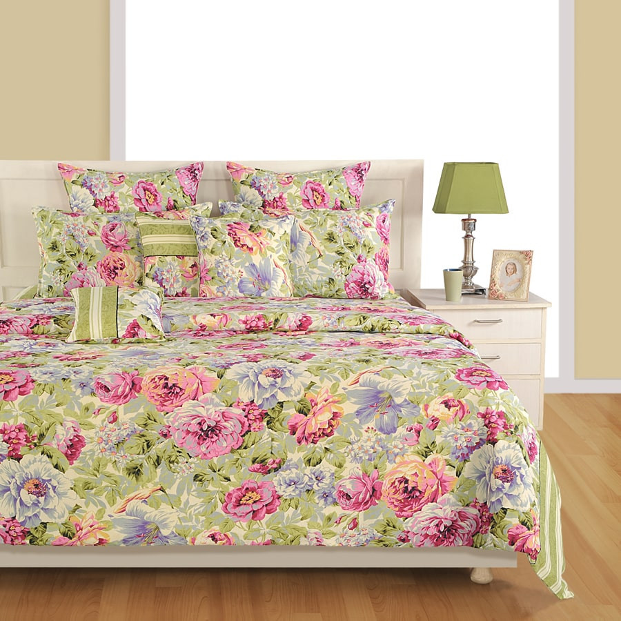 Seamless Style Vedic Fitted Bed Sheet-12202